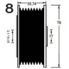 AD KüHNER 885361 Alternator Freewheel Clutch